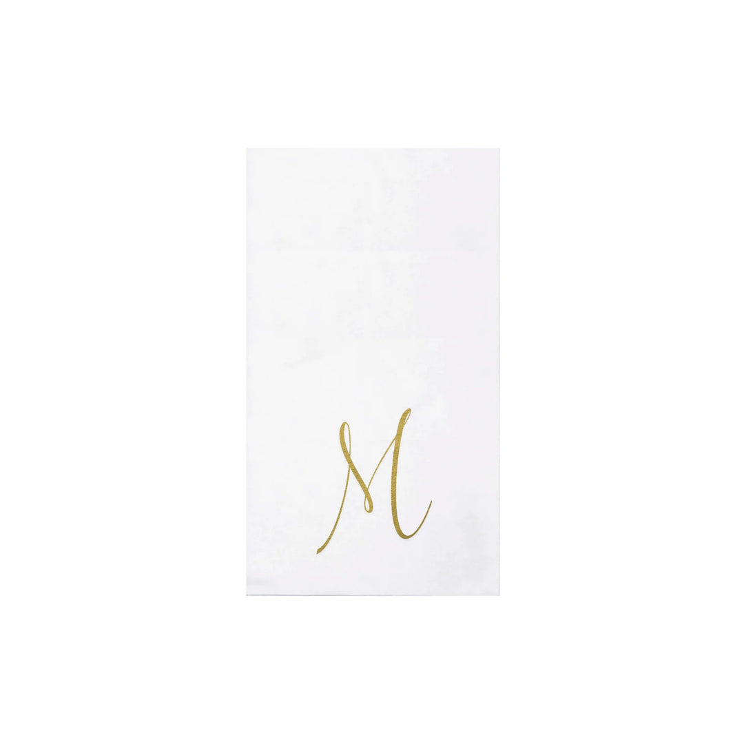 Vietri Monogram Guest Towels