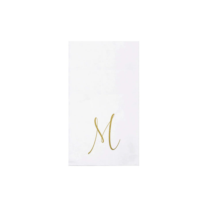 Vietri Monogram Guest Towels