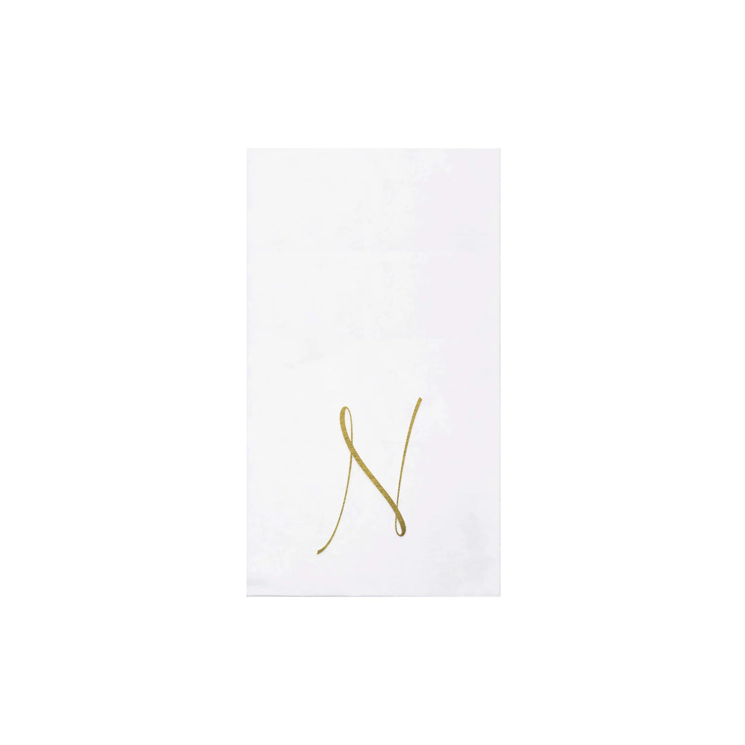Vietri Monogram Guest Towels