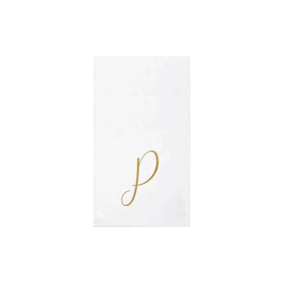 Vietri Monogram Guest Towels