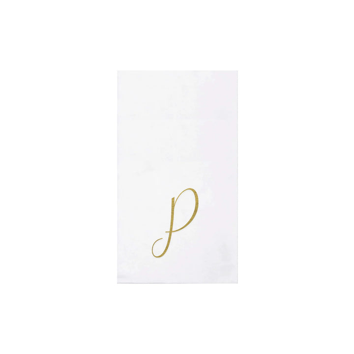 Vietri Monogram Guest Towels