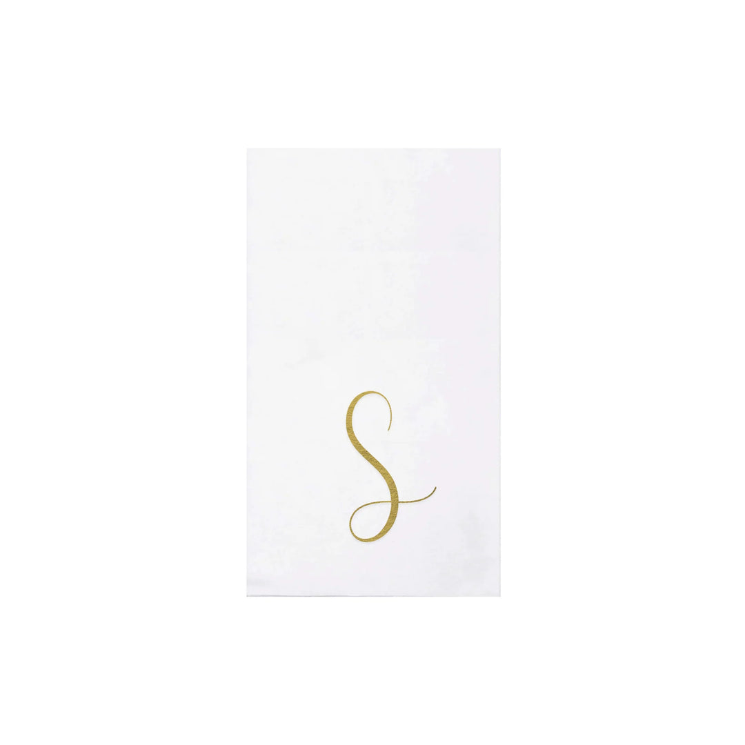 Vietri Monogram Guest Towels