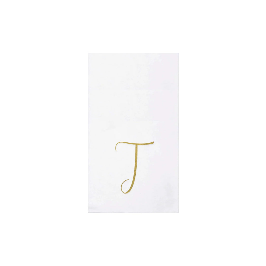 Vietri Monogram Guest Towels