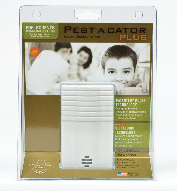 Pest-A-Cator Plug-In Electronic Pest Repeller For Rodents 1 pk
