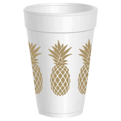 Pineapple Wrap Around Styrofoam Cups