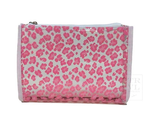 TRVL Design - Daytripper Cosmetic Bag - Pink Cheetah