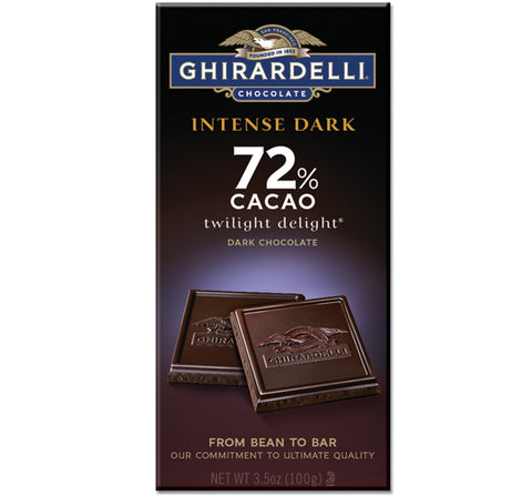 Ghirardelli Intense Dark 72% Cacao Chocolate Bar
