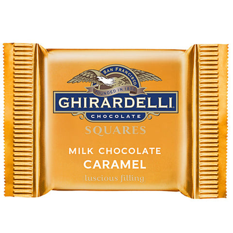 Ghirardelli Milk Chocolate Caramel Squares