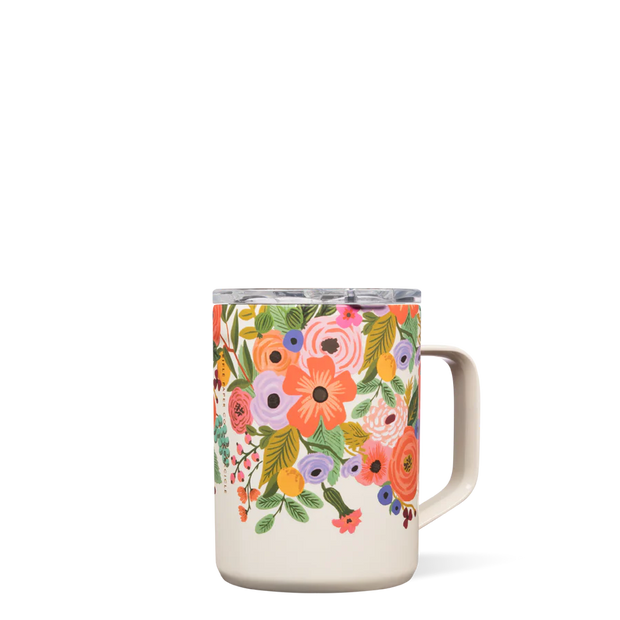 Corkcicle - Rifle Paper Co. Insulated Coffee Mug - Garden Party Cream