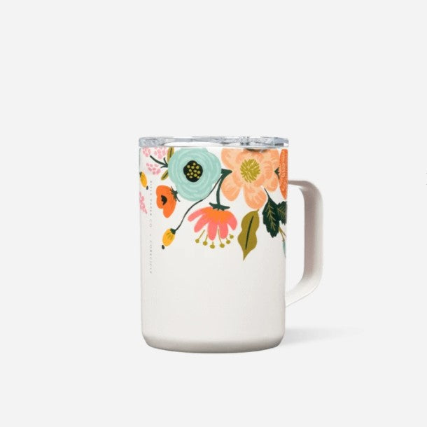 Corkcicle - Rifle Paper Co. Coffee Mug – Cream Lively Floral