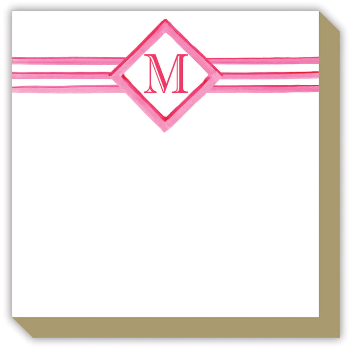 Rosanne Beck Lattice Monogram Luxe Notepad