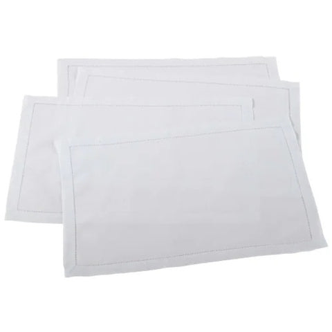 Hemstitched Placemat - White