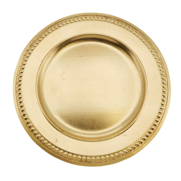 Dotted Charger Plate - Gold