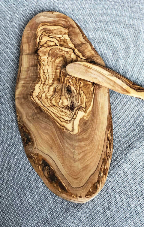 Olive Wood Oval Board