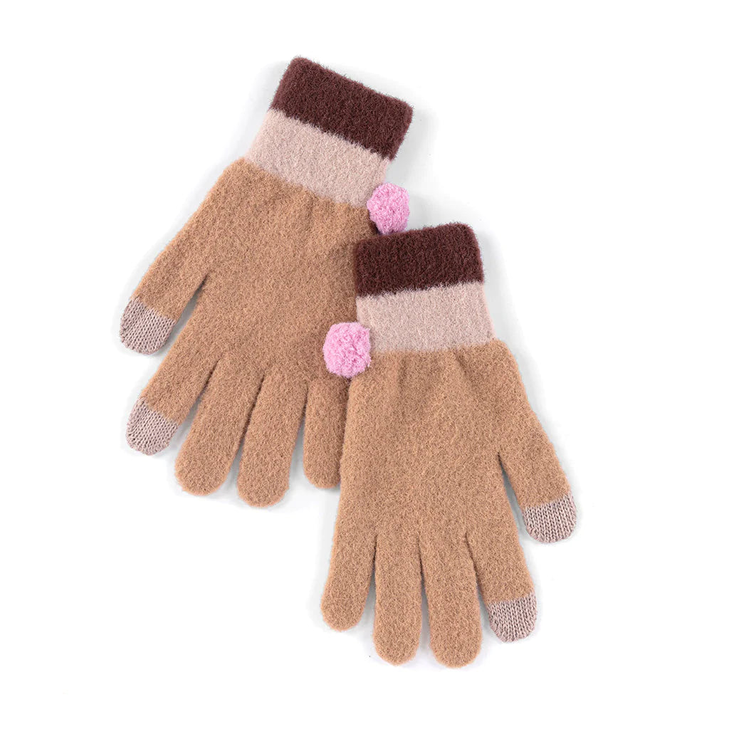 Dara Touchscreen Gloves - Camel