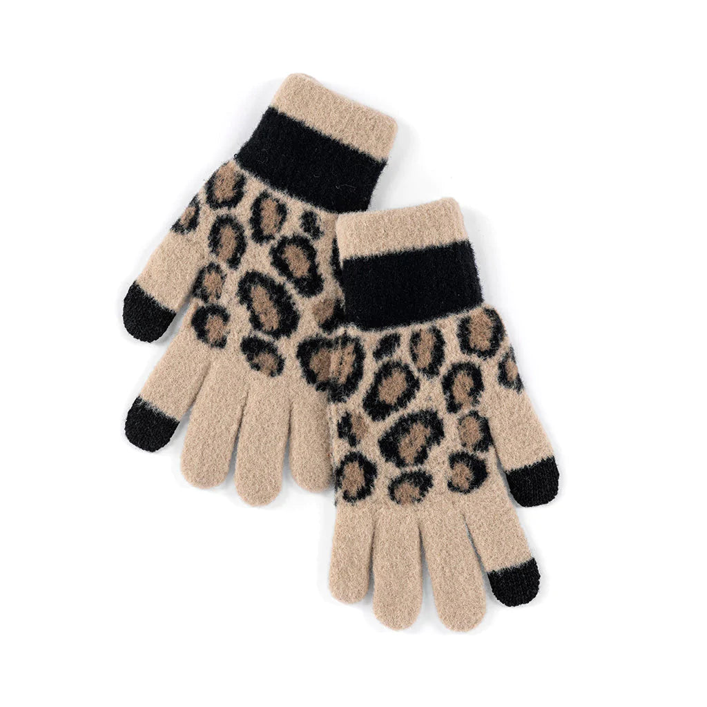 Laura Touchscreen Gloves - Tan