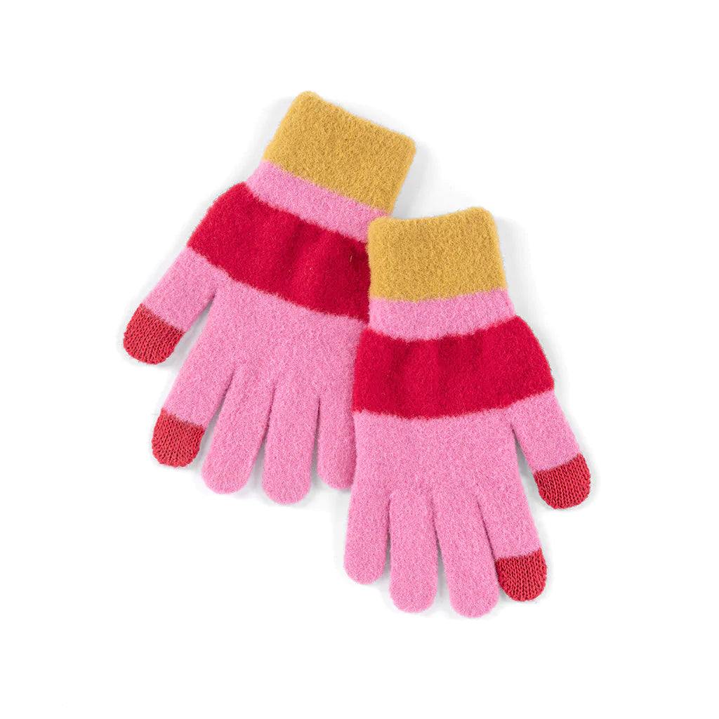 Carina Touchscreen Gloves - Pink