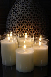 Radiance Poured Candle - Simply Ivory 3.5x6"