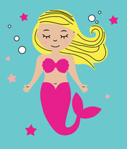 Paint by Numbers Canvas Kit for Kids - Mermaid
