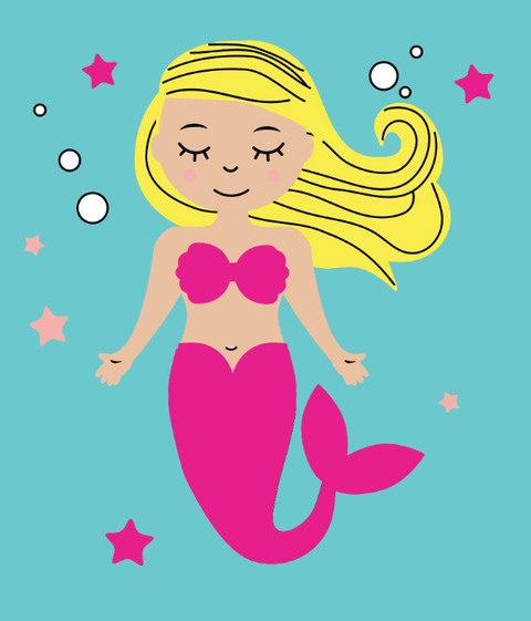 Paint by Numbers Canvas Kit for Kids - Mermaid
