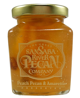 San Saba River Pecan Company Peach Pecan & Amaretto Preserves