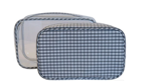 TRVL Design - Clear Duo - Grey Gingham