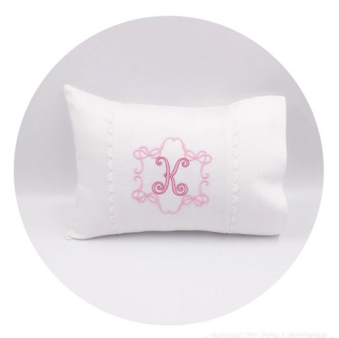 Baby Pique Pillowcase - White Trim