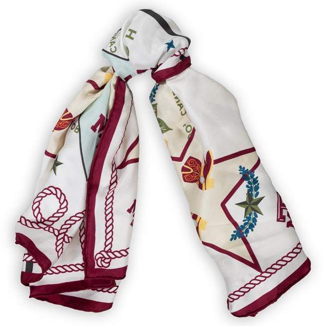 Saturday Silks A&M Aggies Scarf