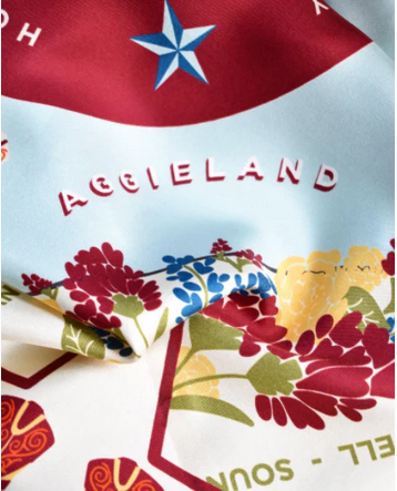 Saturday Silks A&M Aggies Scarf