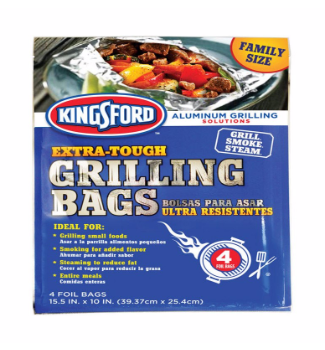 Kingsford - Aluminum Grilling Bags