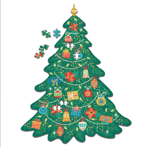 Christmas Tree Shape Jigsaw Puzzle