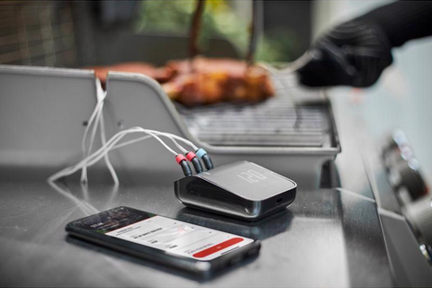 Weber - Connect Digital WiFi Enabled Bluetooth Enabled Grill/Meat Thermometer