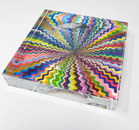 Abstract Acrylic Block Candy Dish Catchall