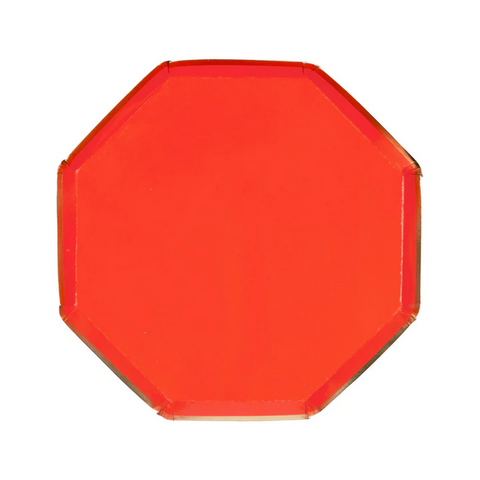 Meri Meri - Red Octagon Side Plates