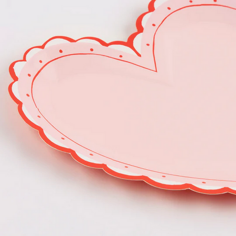 Meri Meri - Lacy Heart Large Plates