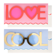 Meri Meri - Valentine Glasses Cards
