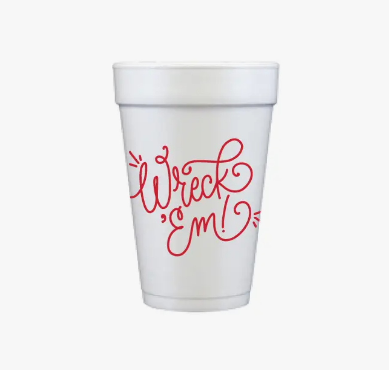 Natalie Chang - Wreck 'Em! Styrofoam Cups