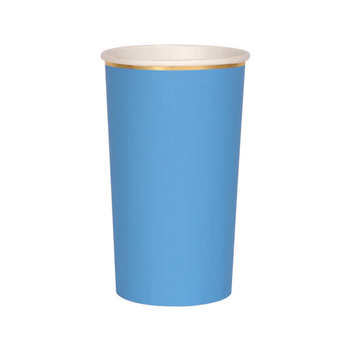 Meri Meri - Bright Blue Highball Cups