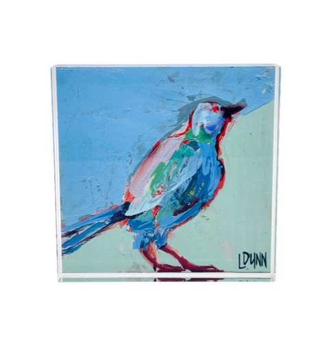 Lauren Dunn - Acrylic Block - Bluebird