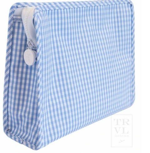 TRVL Design - Roadie Large Pouch - Sky Gingham