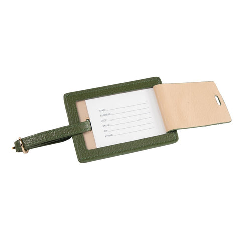Standford Luggage Tag - Forest Green