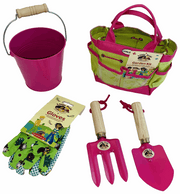 Kid's Gardening Kit - Pink