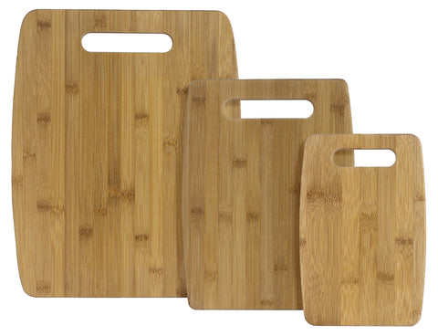Totally Bamboo 3 Piece Cutting Board Set
