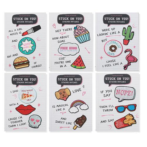 Stuck On You Embroidered Patch - Assorted