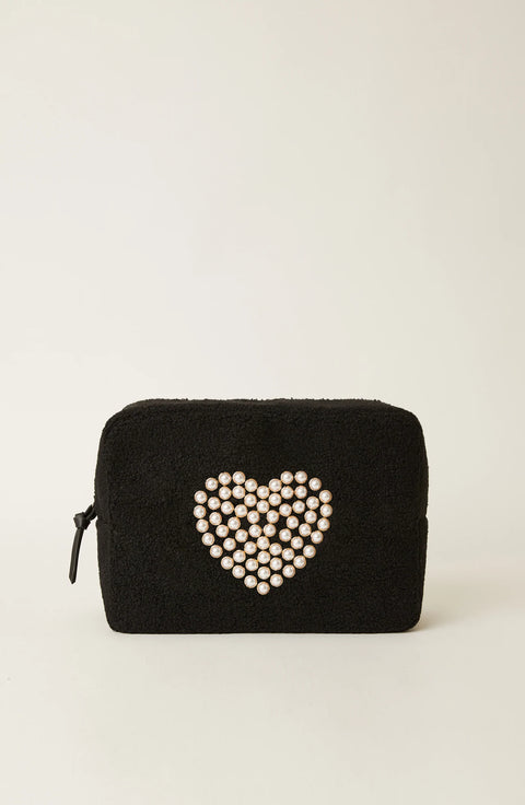 Heart Teddy Cosmetic Bag