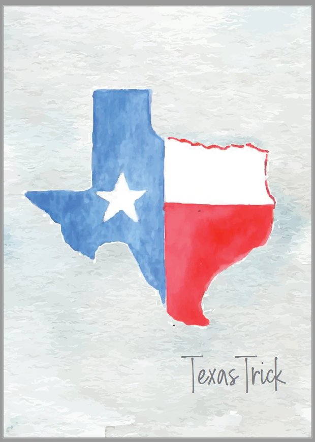 Texas Watercolor Playing Cards