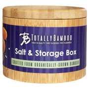 Totally Bamboo Salt Box with Magnetic Swivel Lid