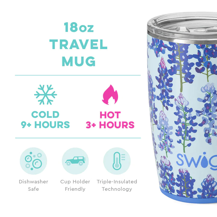 Swig Life - Travel Mug - Bluebonnet