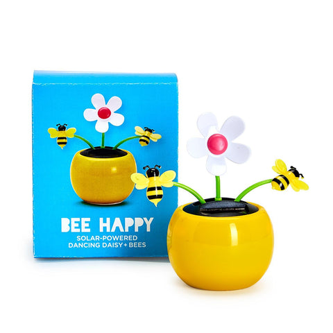 Bee Happy Solar Powered Dancing Daisy and Bees