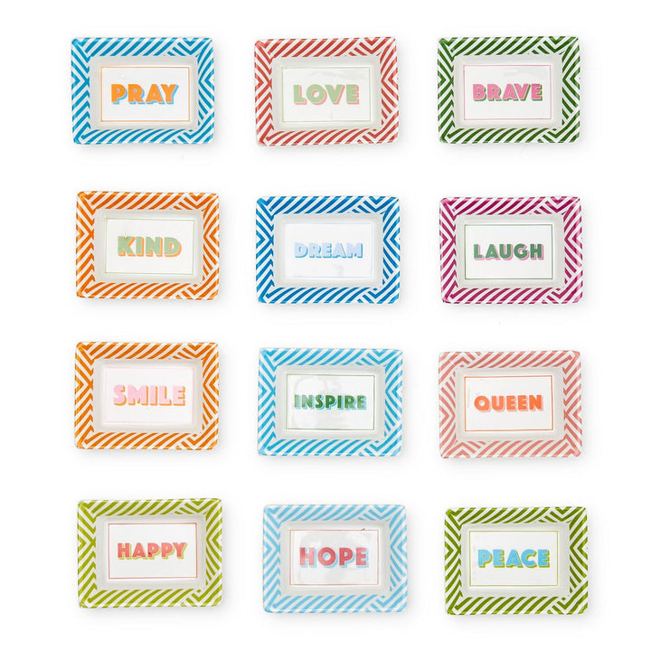 Petite Wise Sayings Tray Porcelain